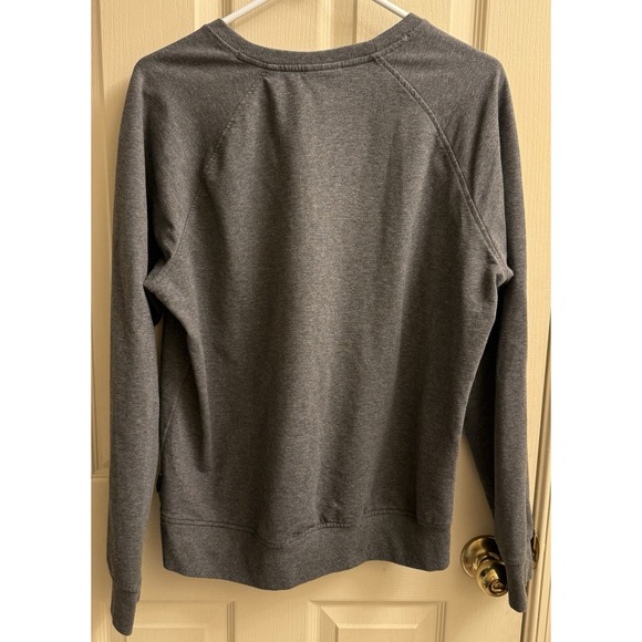 Patagonia Fitz Roy Bison Sweatshirt Womens Large Dark Gray Long Sleeve - Picture 4 of 5